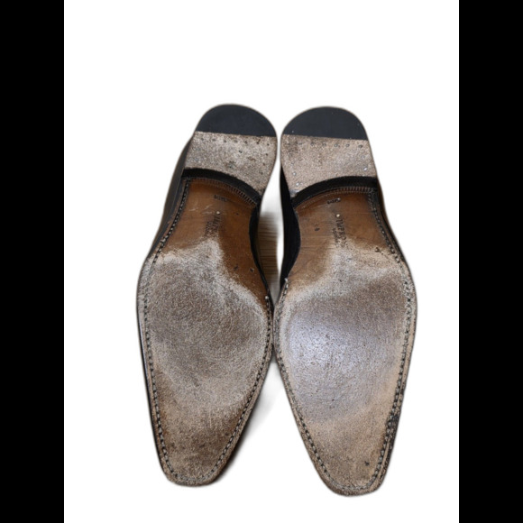 Mezlan Impronta Newport Penny Loafer Dress Shoes Mens 9 M Black Leather 8/57 - Picture 12 of 16